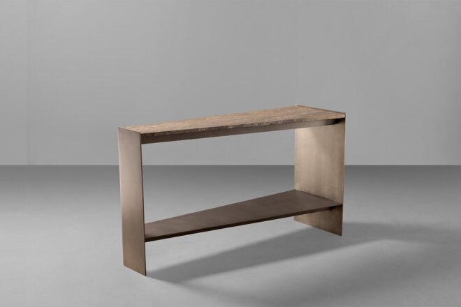 Trabectome Console Trapezio Console - Planum Collection - Wriver (pronounced -